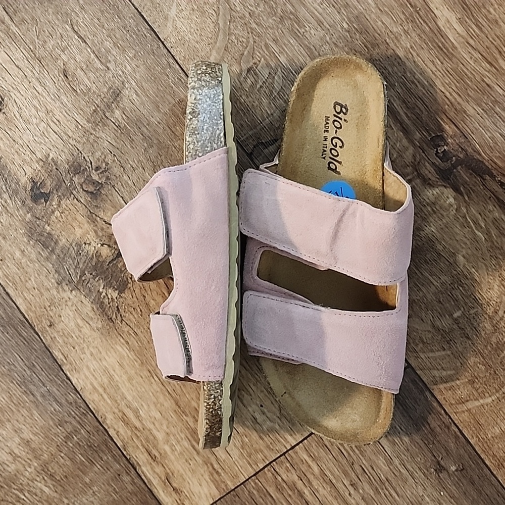 BIO-Gold Velcro Double Strap Sandals - Picture 2 of 4